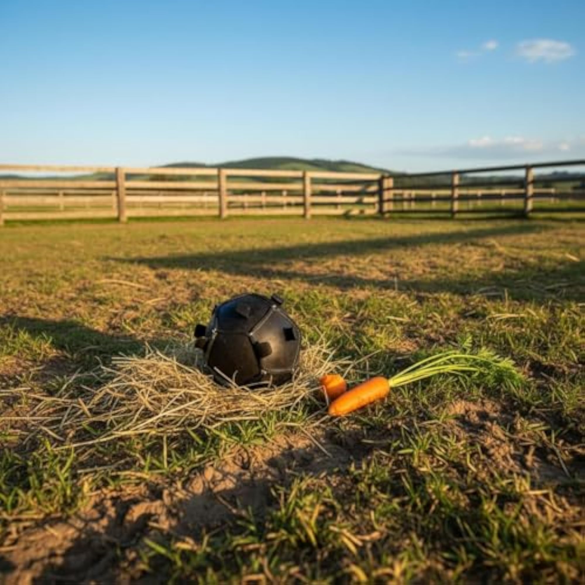 Easy to Fill Horse Feed Ball, Sturdy Carrot Feeding Toy